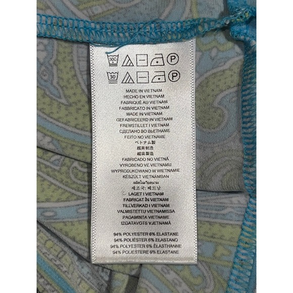 MICHAEL KORS Paisley Print Boat Neck Long Sleeve Shift Dress Women's Size M - Picture 8 of 9